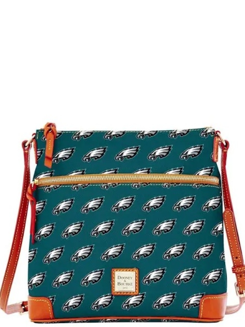 Dooney & Bourke Philadelphia Eagles NFL Football crossbody bucket bag NWOT